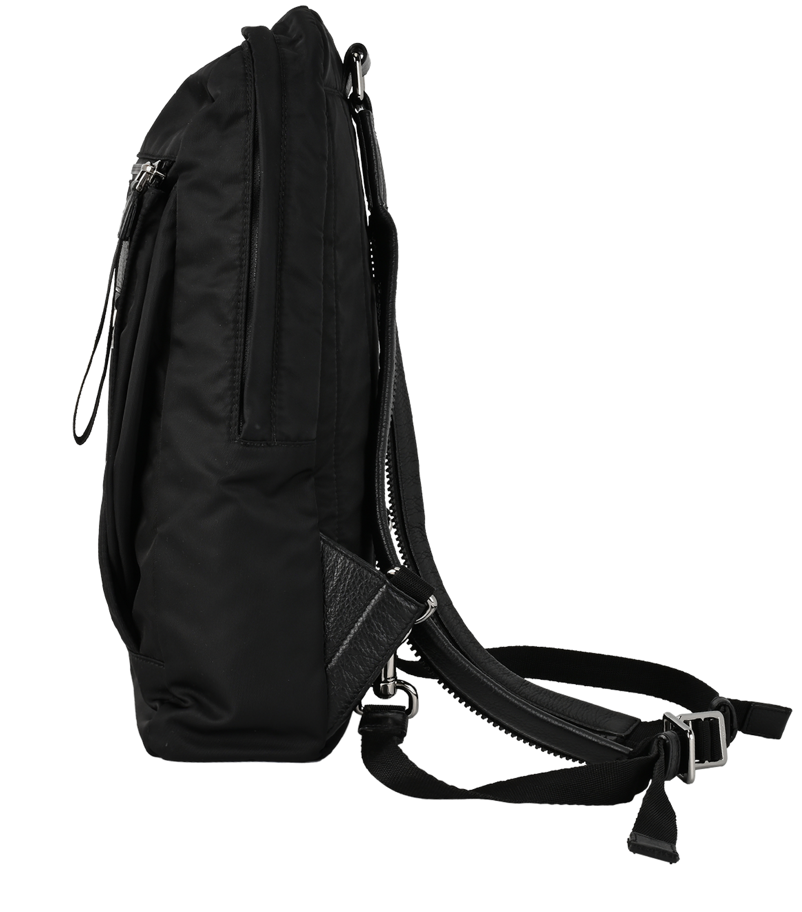 Mediterraneo Backpack, &pound;250, Handbags, Black, Nylon, Bottom view